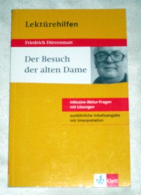 Lektürehilfen Friedrich Dürrenmatt Der Besuch der alten Dame
