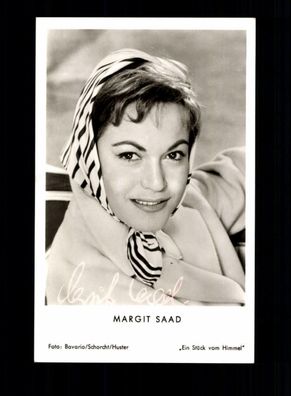Margit Saad Autogrammkarte Original Signiert # BC 140700