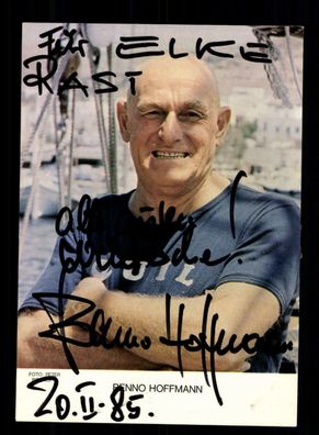 Benno Hoffmann Autogrammkarte Original Signiert ## BC 146635