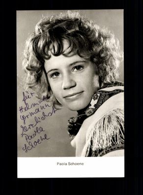 Paola Schoene Rüdel Autogrammkarte Original Signiert # BC 140681