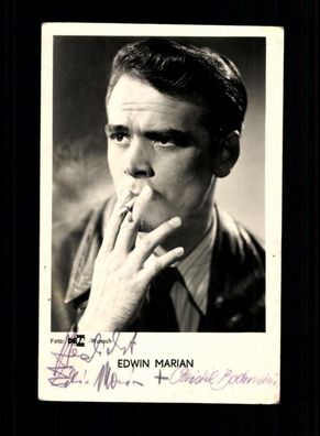 Edwin Marian Autogrammkarte Original Signiert # BC 123255