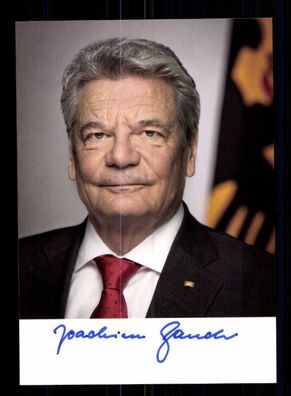 Joachim Gauck Autogrammkarte Original Signiert Bundespräsident # BC 126454