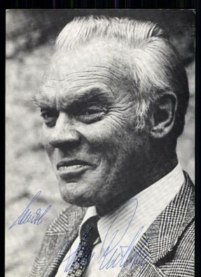 Hans Richter ( + ) Autogrammkarte Original Signiert ## BC 7386