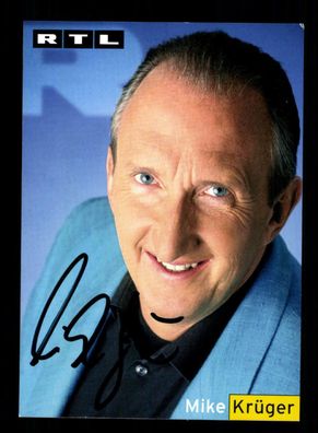 Mike Krüger RTL Autogrammkarte Original Signiert ## BC 147665