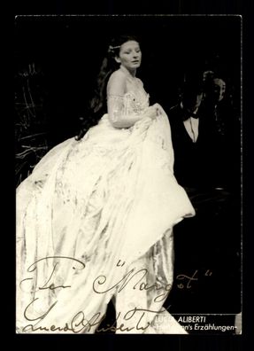 Lucia Aliberti Opern Sängerin Autogrammkarte Original Signiert ## G 24832