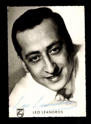 Leo Lenadros Autogrammkarte Original Signiert ## BC 149511