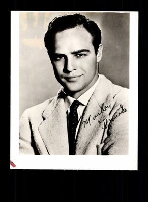 Marlon Brando Autogrammkarte TOP ## BC 150266