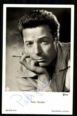 Peter Garden UFA Verlag Autogrammkarte Original Signiert ## BC 12535
