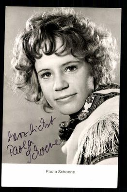 Paola Schoene Rüdel Autogrammkarte Original Signiert ## BC 33026