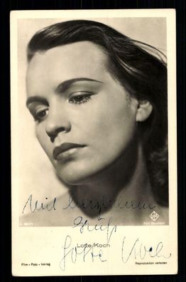 Lotte Koch Film Foto Verlag Autogrammkarte Original Signiert ## BC 21089