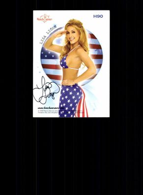 Lisa Ligon Autogrammkarte Original Signiert # BC 110046
