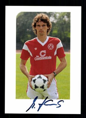 Michael Henke Autogrammkarte Borussia Dortmund 1989-90 Original Signiert