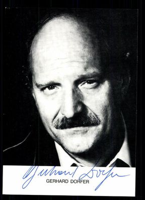 Gerhard Dorfer Autogrammkarte Original Signiert # BC 63227