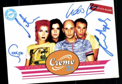 Creme 21 Autogrammkarte Original Signiert ## BC 53217