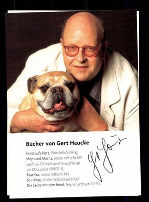 Gert Haucke Autogrammkarte Original Signiert # BC 110230