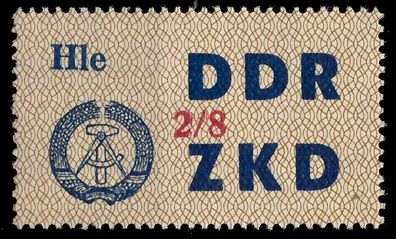 DDR DIENST Laufkontrollzettel Nr 37 2 08 - VIII X1C4F2A