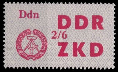 DDR DIENST Laufkontrollzettel Nr 33 2 6 - VI ungebraucht X1C4F36