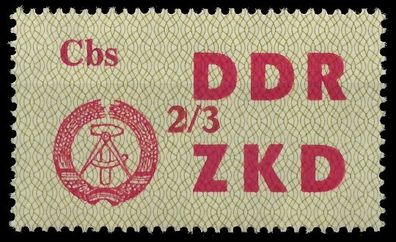 DDR DIENST Laufkontrollzettel Nr 32 2 3 - III X1C4F3E