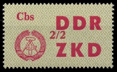 DDR DIENST Laufkontrollzettel Nr 32 2 - II ungebraucht X1C4F42