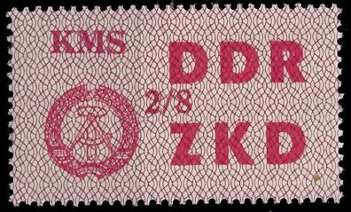 DDR DIENST Laufkontrollzettel Nr 38 2 08 - VIII X1C4F7E