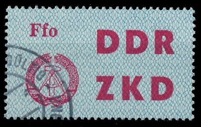 DDR DIENST Laufkontrollzettel Nr 5 gestempelt X1CD976