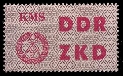 DDR DIENST Laufkontrollzettel Nr 8 postfrisch SC94986