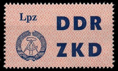 DDR DIENST Laufkontrollzettel Nr 9 postfrisch SC94992