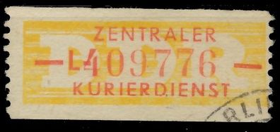 DDR DIENST Wertstreifen Nr 16L gestempelt X1CDA36