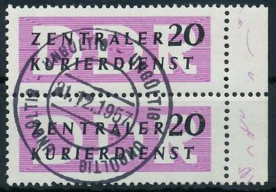 DDR DIENST Verwaltungspost-a ZKD Nr II gestempelt SENKR X1D2D3E