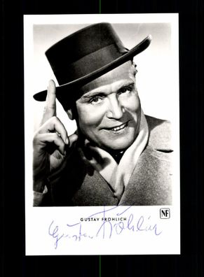 Gustav Fröhlich Netter`s Verlag Karte Original Signiert ## BC 109104