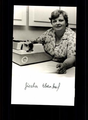 Gisela Eberbach Autogrammkarte Original Signiert # BC 64706