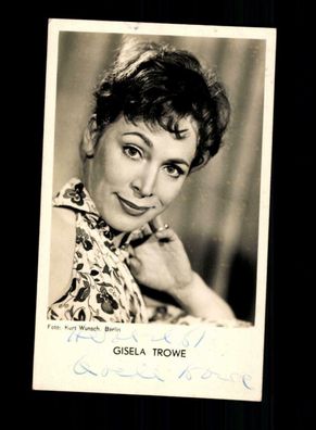 Gisela Trowe Autogrammkarte Original Signiert # BC 141841