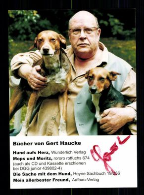 Gert Haucke Autogrammkarte Original Signiert # BC 142534
