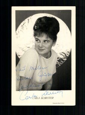 Carla Schreiter Autogrammkarte Original Signiert # BC 142776