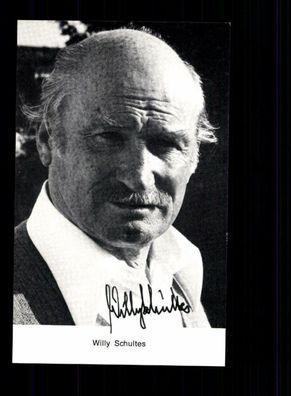 Willy Schultes Autogrammkarte Original Signiert # BC 61336