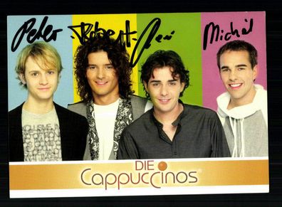 Die Cappuccinos Autogrammkarte Original Signiert # BC 143549