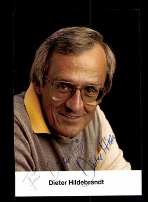 Dieter Hildebrandt Autogrammkarte Original Signiert ## BC 144462