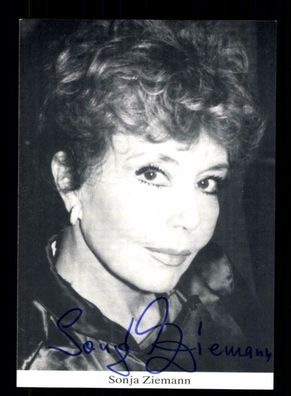 Sonja Ziemann Autogrammkarte Original Signiert ## BC 144821