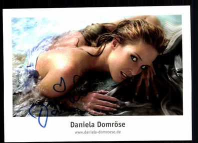 Daniela Domröse Autogrammkarte Original Signiert ## BC 33062