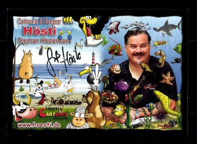 Stephan Höstermann Autogrammkarte Original Signiert Cartoonist ## BC 151427