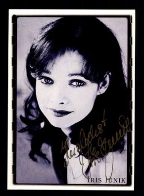 Iris Junik Autogrammkarte Original Signiert ## BC 151504