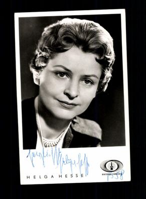 Helga Hesse Autogrammkarte Original Signiert ## BC 151645