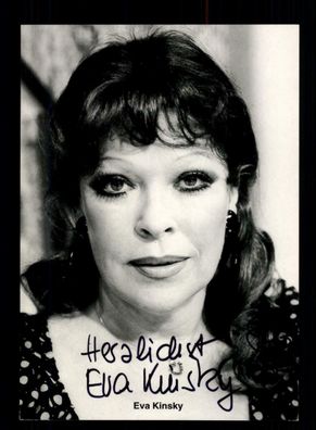 Eva Kinsky Rüdel Autogrammkarte Original Signiert ## BC 151880