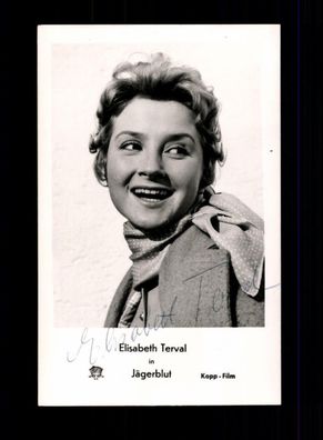 Elisabeth Terval Kopp Film Autogrammkarte Original Signiert # BC 129900