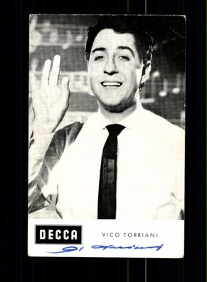 Vico Torriani Autogrammkarte Original Signiert # BC 77149