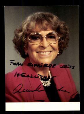 Anette von Aretin Autogrammkarte Original Signiert ## BC 152224