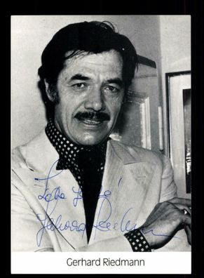 Gerhard Riedmann Autogrammkarte Original Signiert ## BC 152296