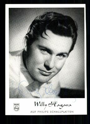 Willy Hagara Autogrammkarte Original Signiert ## BC 15057