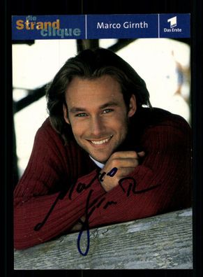 Marco Girnth Strand Clique Autogrammkarte Original Signiert ## BC 153434