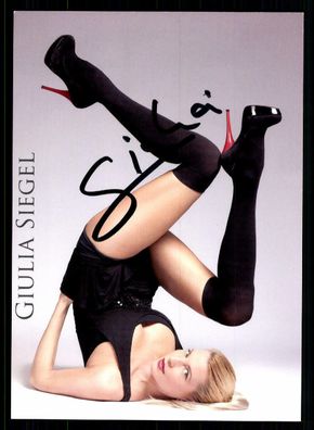 Giulia Siegel Autogrammkarte Original Signiert ## 36599
